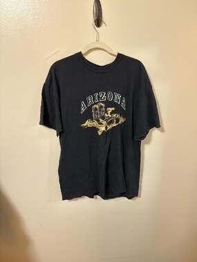 Vintage 90s Arizona Cowboy Boots Graphic T-Shirt Delta Pro Weight XL